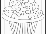 Free Printable Birthday Cupcake Coloring Pages Cupcake Coloring Pages