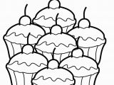 Free Printable Birthday Cupcake Coloring Pages Free Printable Cupcake Coloring Pages for Kids