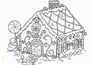 Free Printable Christmas Gingerbread House Coloring Pages 20 Free Printable Gingerbread House Coloring Pages