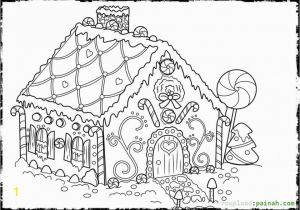 Free Printable Christmas Gingerbread House Coloring Pages Get This Printable Gingerbread House Coloring Pages for