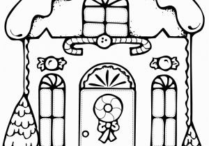 Free Printable Christmas Gingerbread House Coloring Pages Xmas Gingerbread House Coloring Page