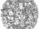 Free Printable Christmas Mandala Coloring Pages Christmas Mandala Christmas Adult Coloring Pages
