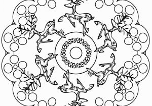 Free Printable Christmas Mandala Coloring Pages Christmas Mandala Coloring Pages to and Print for