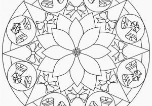 Free Printable Christmas Mandala Coloring Pages Christmas Mandala Coloring Pages to and Print for