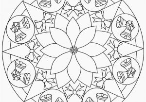 Free Printable Christmas Mandala Coloring Pages Christmas Mandala Coloring Pages to and Print for
