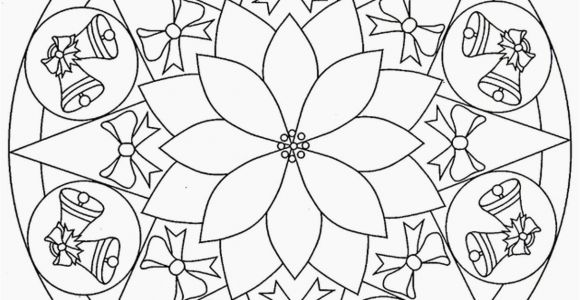 Free Printable Christmas Mandala Coloring Pages Christmas Mandala Coloring Pages to and Print for