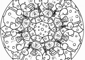 Free Printable Christmas Mandala Coloring Pages Winter Coloring Pages for Adults Best Coloring Pages for