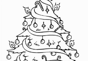 Free Printable Christmas Tree Coloring Page Drawn Christmas Tree Pretty 11 728 X 1036