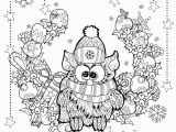 Free Printable Christmas Zentangle Coloring Pages Zentangle Christmas Owl by Irina Yazeva Coloring Pages