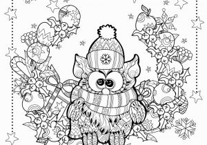Free Printable Christmas Zentangle Coloring Pages Zentangle Christmas Owl by Irina Yazeva Coloring Pages
