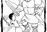 Free Printable Coloring Page Of David and Goliath 24 David and Goliath Coloring Pages