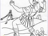 Free Printable Coloring Page Of David and Goliath David and Goliath Coloring Page Eskayalitim