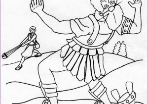 Free Printable Coloring Page Of David and Goliath David and Goliath Coloring Page Eskayalitim