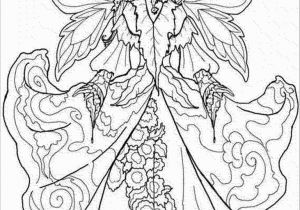 Free Printable Coloring Pages for Adults Fairies Coloring Pages Cool Fairy Princess Coloring Pages for