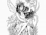 Free Printable Coloring Pages for Adults Fairies Coloring Pages Fairies for Adults Coloring Home