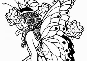 Free Printable Coloring Pages for Adults Fairies Printable Adult Coloring Pages Fairy Coloring Home