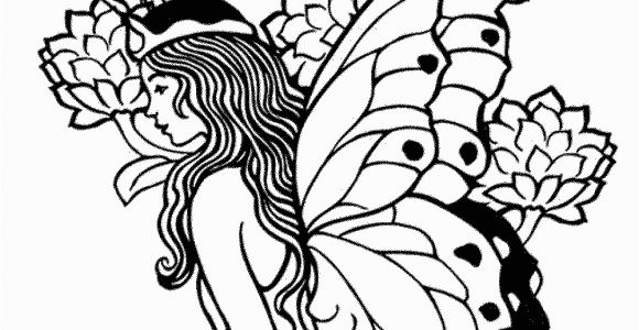 Free Printable Coloring Pages for Adults Fairies Printable Adult Coloring Pages Fairy Coloring Home