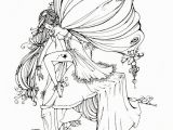 Free Printable Coloring Pages for Adults Fairies so Beautiful