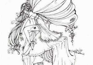Free Printable Coloring Pages for Adults Fairies so Beautiful