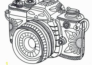 Free Printable Coloring Pages for Adults Pdf Free Printable Coloring Pages Adults Floral Camera Coloring Page at