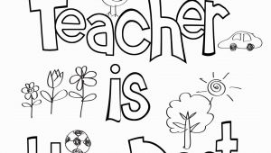 Free Printable Coloring Pages for Teachers Teacher Appreciation Coloring Sheet