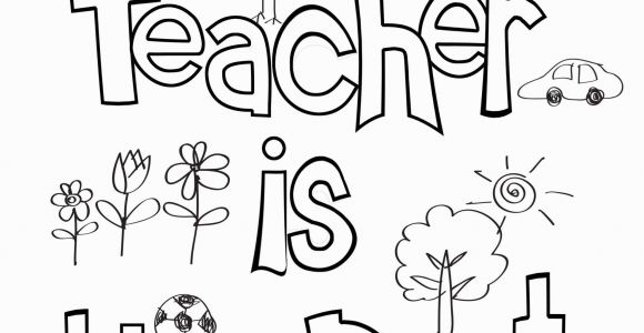 Free Printable Coloring Pages for Teachers Teacher Appreciation Coloring Sheet