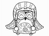 Free Printable Coloring Pages for Winter Printable Coloring Page Winter Hat – Pusat Hobi