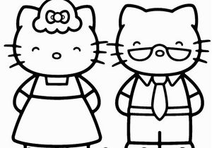 Free Printable Coloring Pages Hello Kitty Mama and Papa Of Hello Kitty On Printable Coloring Page