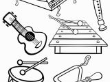 Free Printable Coloring Pages Of Musical Instruments Cartoon Music Instruments Coloring Page Royalty Free Vector