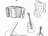 Free Printable Coloring Pages Of Musical Instruments Musical Instruments Coloring Pages to and Print