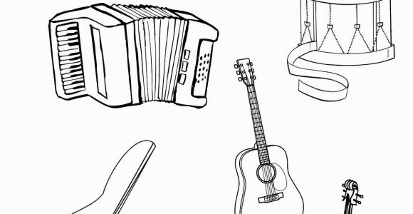 Free Printable Coloring Pages Of Musical Instruments Musical Instruments Coloring Pages to and Print