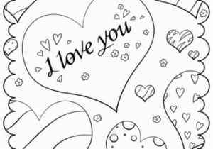 Free Printable Coloring Pages Valentine Cards Valentine S Day Card