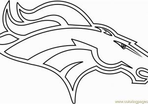 Free Printable Denver Broncos Coloring Pages Denver Broncos Logo Coloring Page Free Nfl Coloring