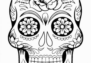 Free Printable Dia De Los Muertos Coloring Pages Skull Coloring Pages for Adults