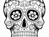 Free Printable Dia De Los Muertos Coloring Pages Skull Coloring Pages for Adults