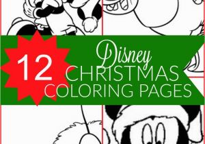 Free Printable Disney Christmas Coloring Pages Free Disney Christmas Printable Coloring Pages for Kids