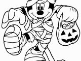 Free Printable Disney Halloween Coloring Pages Mickey Mouse as A Mummy Disney Halloween Coloring Pages