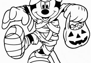 Free Printable Disney Halloween Coloring Pages Mickey Mouse as A Mummy Disney Halloween Coloring Pages