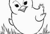 Free Printable Easter Baby Chick Coloring Pages Farm Animal Chicken Coloring Page Spring Baby Chick