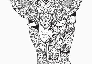 Free Printable Elephant Coloring Pages for Adults Elephant Coloring Page for Adults Luxury Elephant