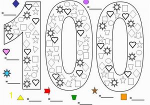 Free Printable First Day Of School Coloring Pages for Kindergarten Pin by Tanya soanes On Hundreds Day In 2020