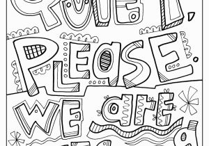 Free Printable Growth Mindset Coloring Pages Quiet Please We are Testing Testing Signs for the