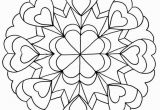 Free Printable Heart Mandala Coloring Pages Funny Coloring Pages for Teenagers 746