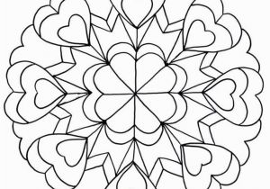 Free Printable Heart Mandala Coloring Pages Funny Coloring Pages for Teenagers 746