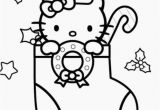 Free Printable Hello Kitty Christmas Coloring Pages Christmas Stocking Coloring Pages