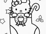 Free Printable Hello Kitty Christmas Coloring Pages Christmas Stocking Coloring Pages