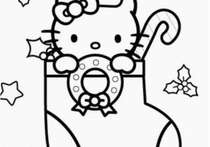 Free Printable Hello Kitty Christmas Coloring Pages Christmas Stocking Coloring Pages