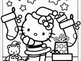 Free Printable Hello Kitty Christmas Coloring Pages Hello Kitty Decoration Christmas Coloring Page Free