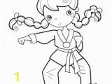 Free Printable Karate Coloring Pages Printable Girl Training Karate Coloring Pages Printable Coloring