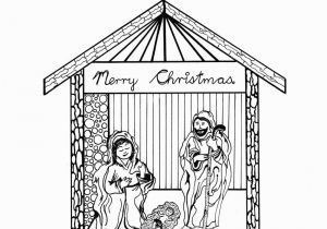 Free Printable Manger Scene Coloring Page Free Printable Nativity Scene Coloring Pages